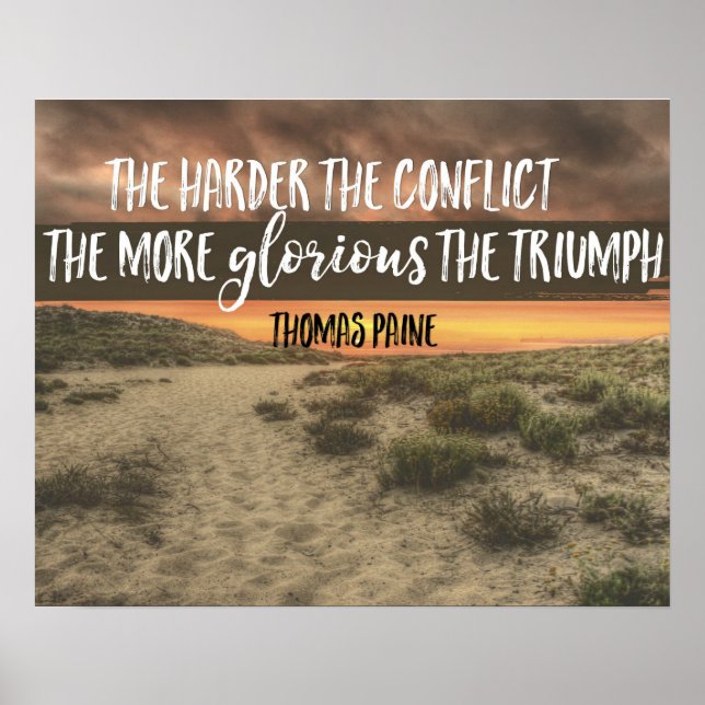 The More Glorious The Triumph Poster (Front)