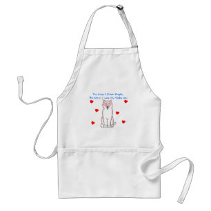 The More I Know People Shiba Inu Standard Apron