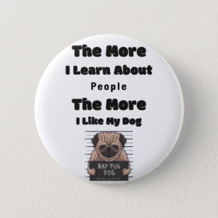 the more i learn about people  hoodie throw pillow 2 inch round button