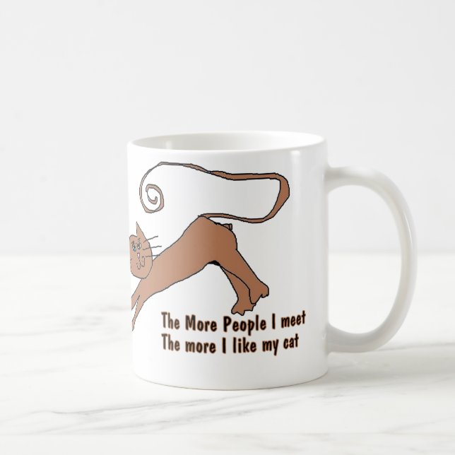 The more i like my cat MUG (Right)
