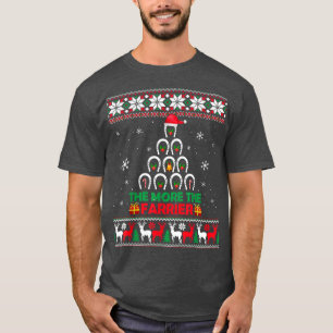 The More The Farrier Horses Ugly Christmas Sweater