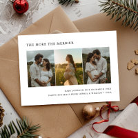 The More The Merrier Christmas Baby Announcement