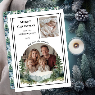 The More The Merrier Christmas Photo  Holiday Card
