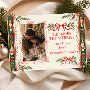 The More the Merrier Christmas Photo Holiday Card