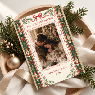 The More the Merrier Christmas Photo Holiday Card