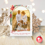 The More The Merrier Pregnancy Announcement<br><div class="desc">Lovely arched-themed photo Christmas card. Easy to personalize with your details. Please get in touch with me via chat if you have questions about the artwork or need customization. PLEASE NOTE: For assistance on orders,  shipping,  product information,  etc.,  contact Zazzle Customer Care directly https://help.zazzle.com/hc/en-us/articles/221463567-How-Do-I-Contact-Zazzle-Customer-Support-.</div>