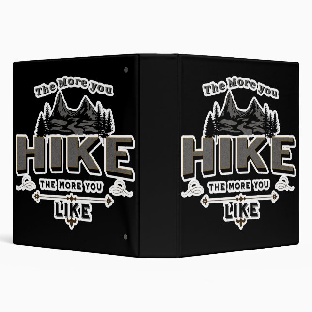 The more you hike the more you like binder (Background)