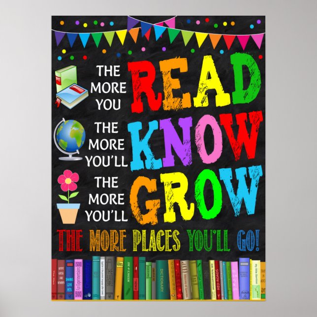The More You Read The More You Know Poster (Front)