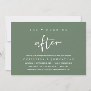 The Morning After, Happily Ever After Brunch Invitation