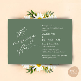 The Morning After, Happily Ever After Brunch Invitation
