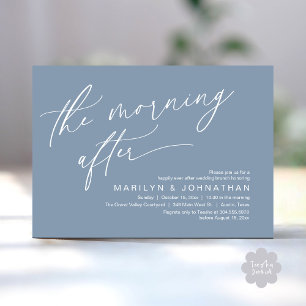 The Morning After, Happily Ever After Brunch Invitation