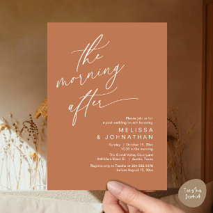 The Morning After, Happily Ever After Brunch Invitation