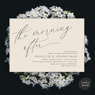 The Morning After, Happily Ever After Brunch Invitation