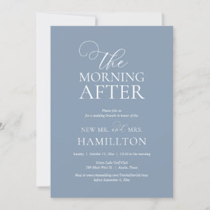 The Morning After, Post wedding Brunch Celebration Invitation