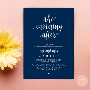 The Morning After, Post wedding Brunch Celebration Invitation