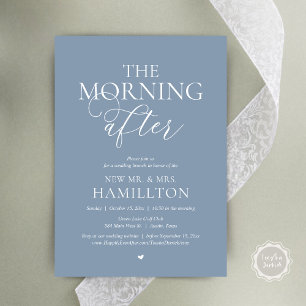 The Morning After, Post wedding Brunch Celebration Invitation