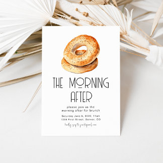 The Morning After Wedding Brunch Invitation
