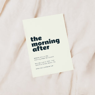 The Morning After Wedding Brunch Invitation