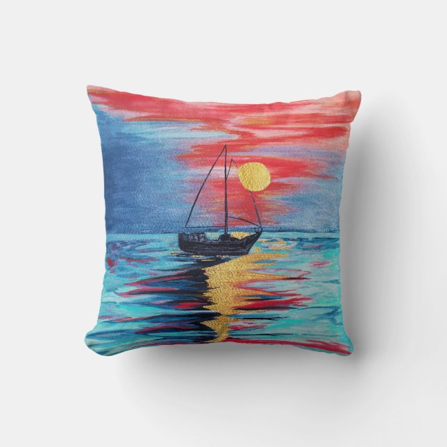 The Morning Of Throw Pillow (Front)