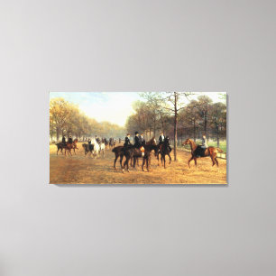 The Morning Ride, Rotten Row, Hyde Park, 1894 (oil Canvas Print