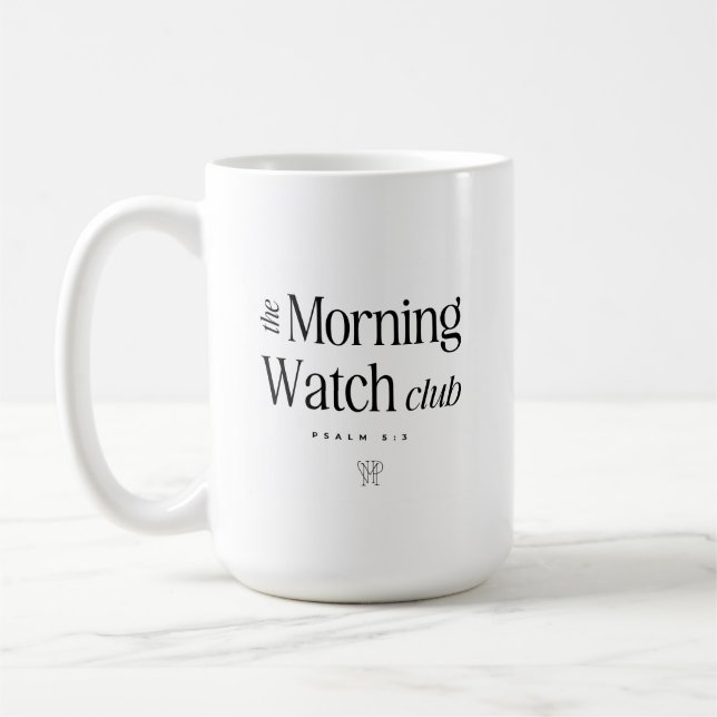 The Morning Watch Club mug (Left)