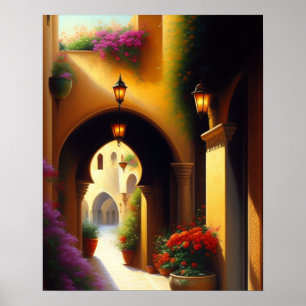 The Moroccan Corridors Art Print