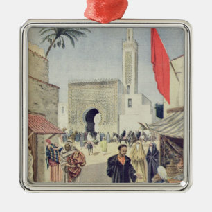 The Moroccan Pavilion at the Universal Exhibition Metal Ornament