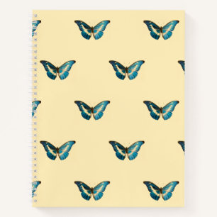 The Morpho Butterfly Hardcover Spiral Sketchbook Notebook