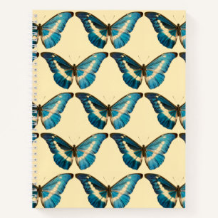 The Morpho Butterfly Hardcover Spiral Sketchbook Notebook
