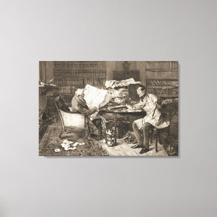 The Mortgage 1899 Canvas Print