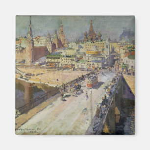 The Moskva River Bridge, 1914 Magnet