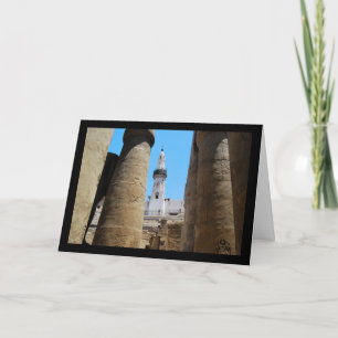 The Mosque of Luxor Temple Card