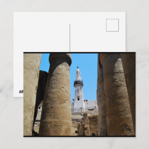 The Mosque of Luxor Temple Postcard