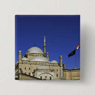 The Mosque of Muhammad Ali at the Citadel, also 2 Inch Square Button