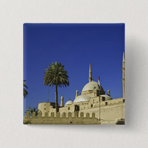 The Mosque of Muhammad Ali at the Citadel, also 2 Inch Square Button