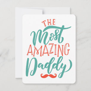 The Most Amazing Daddy Holiday Card