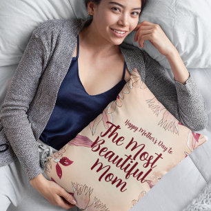 The Most Beautiful Mom Accent Pillow
