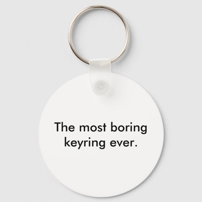 The most boring keyring ever. (Front)