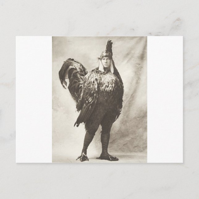 The Most Dignified Chicken Man Of All Postcard (Front)