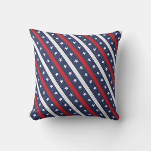 The Most Patriotic American Flag 4th Of JulyT Ba Throw Pillow