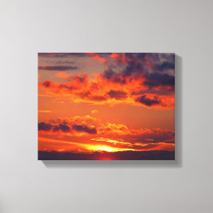 The Most Perfect Sunset Canvas Print