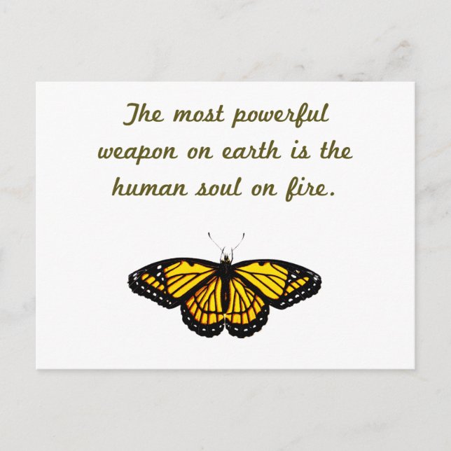 The Most Powerful Weapon Postcard (Front)