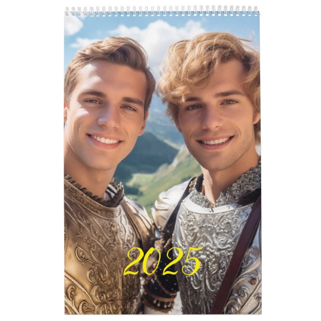 The most romantic men. 2025  calendar (Cover)