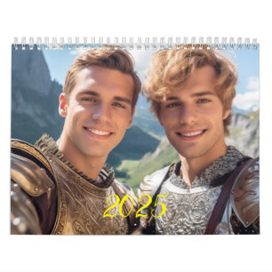 The most romantic men. 2025   calendar
