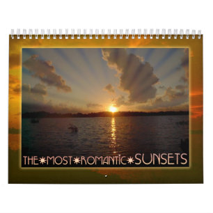 The Most Romantic Sunsets Calendar