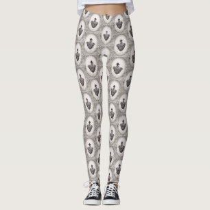 The Most Sacred Heart of Jesus Christ Leggings