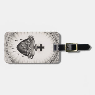 The Most Sacred Heart of Jesus Christ Luggage Tag