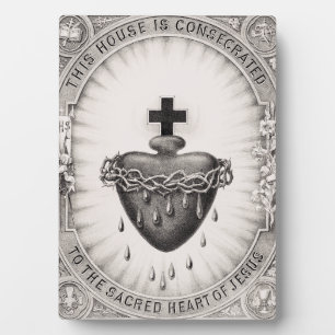 The Most Sacred Heart of Jesus Christ Plaque