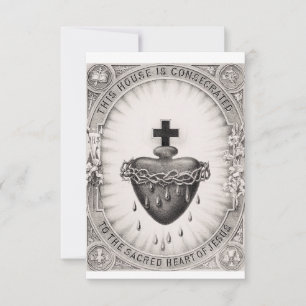 The Most Sacred Heart of Jesus Christ Thank You Card