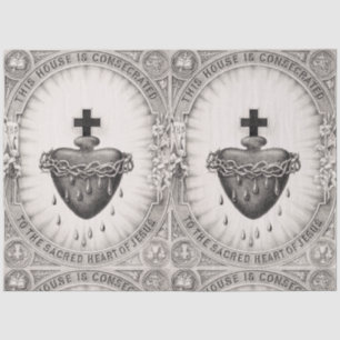 The Most Sacred Heart of Jesus Christ Tissue Paper